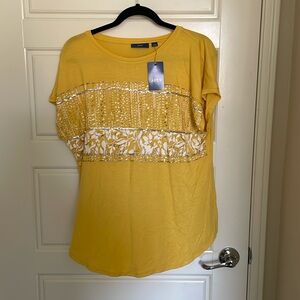 Kohl’s T-shirt Short-Sleeve- Yellow